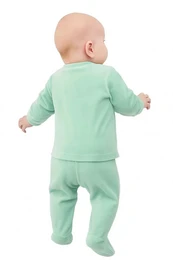 Set in velluto per bambini, 2 pezzi, coniglietto