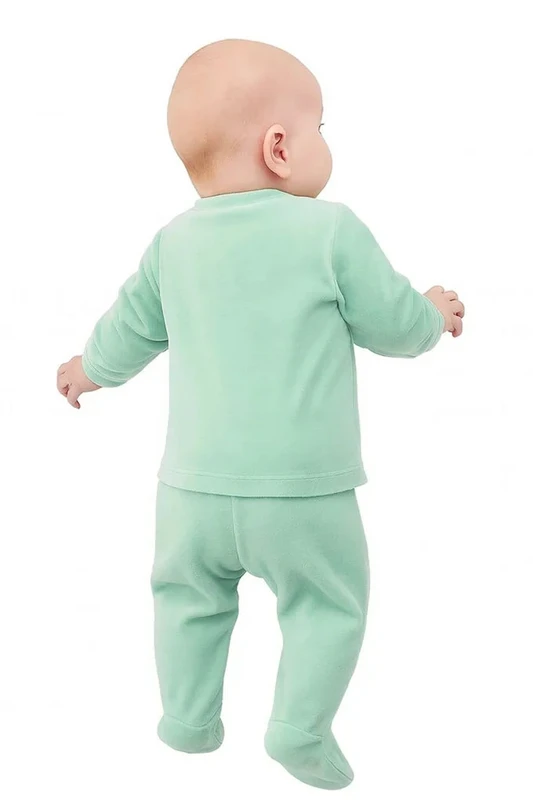 Set in velluto per bambini, 2 pezzi, coniglietto