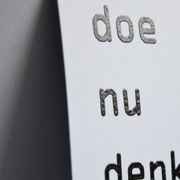 'tænk nu senere'