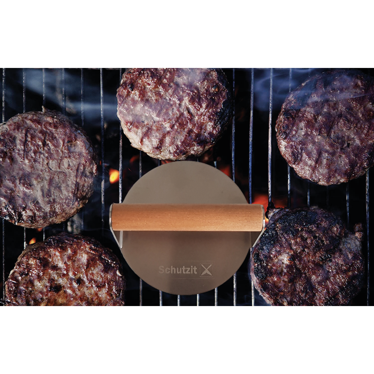 Presse à hamburger en acier inoxydable