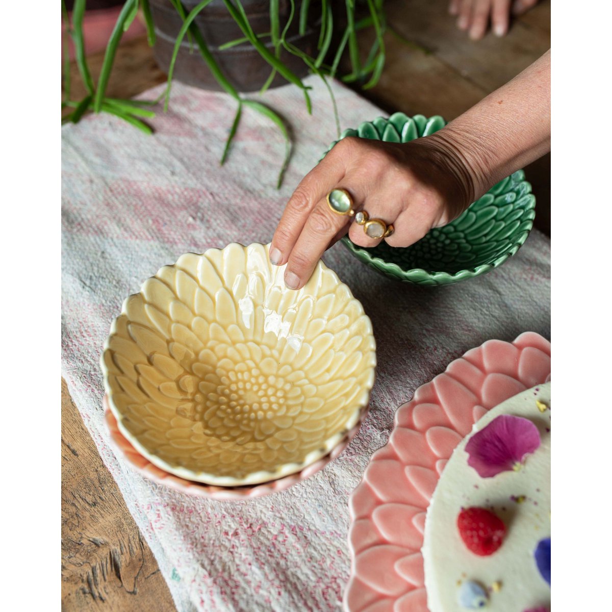 Bloom bowl S Ø17cm, sahara yellow