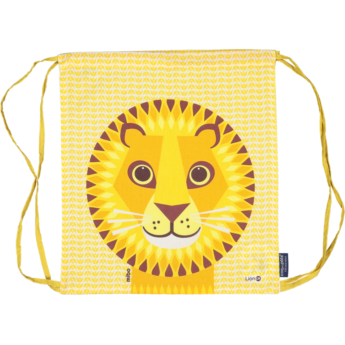 Sac d'activité enfant, coton bio,  Lion
