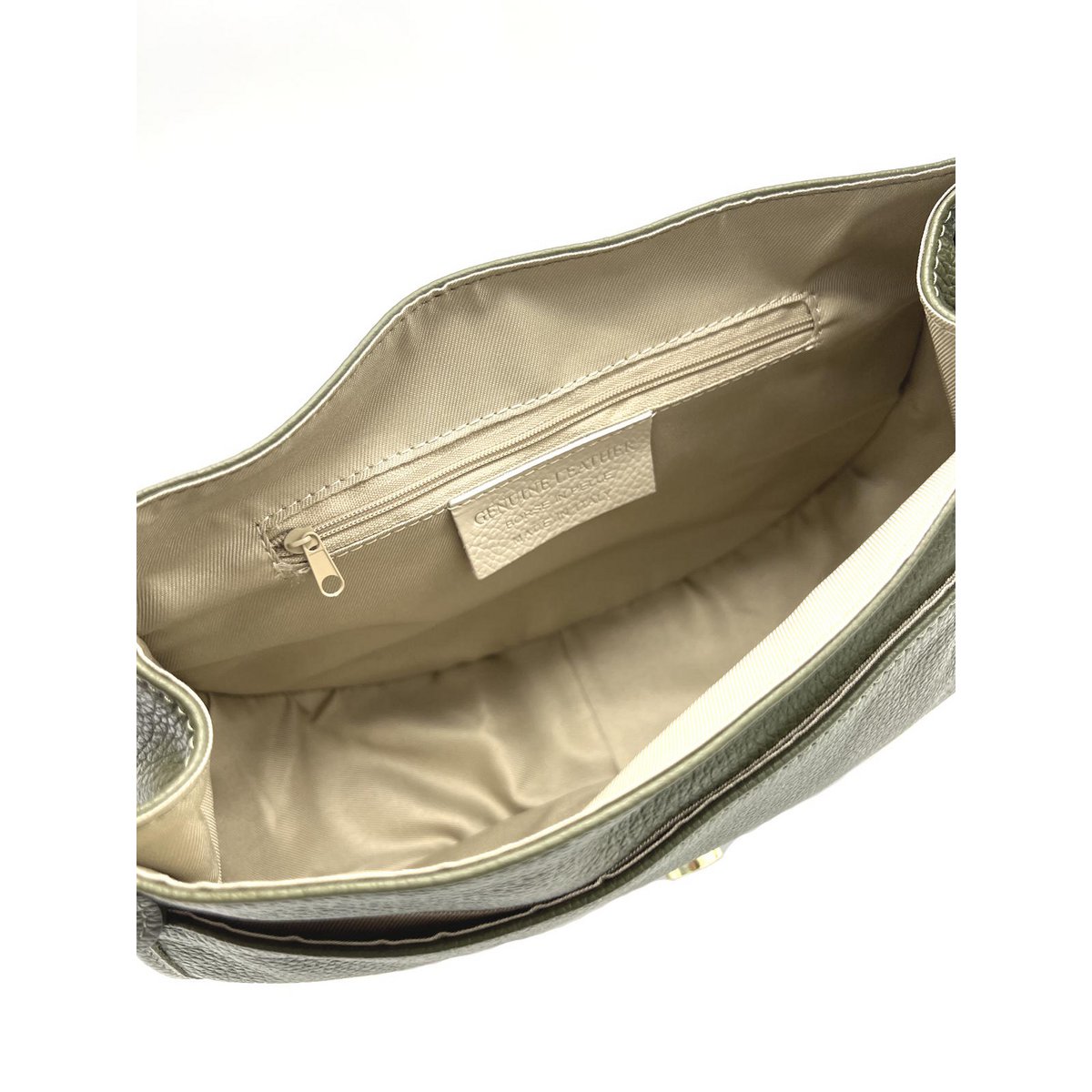Bolso Saddle para Mujer en Piel Ante, Made in Italy, art. 112642Nuevo