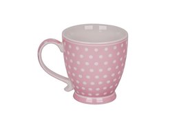 Tazza in porcellana Pois rosa pastello 430 ml Isabelle Rose