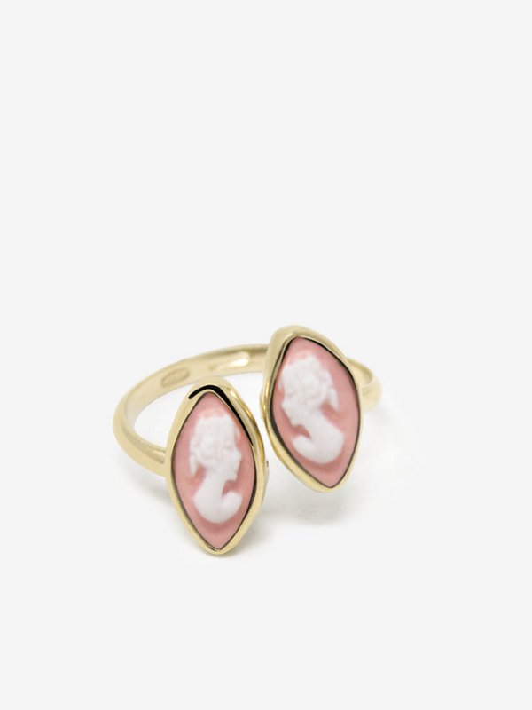 Mariana Pink Cameo Ring