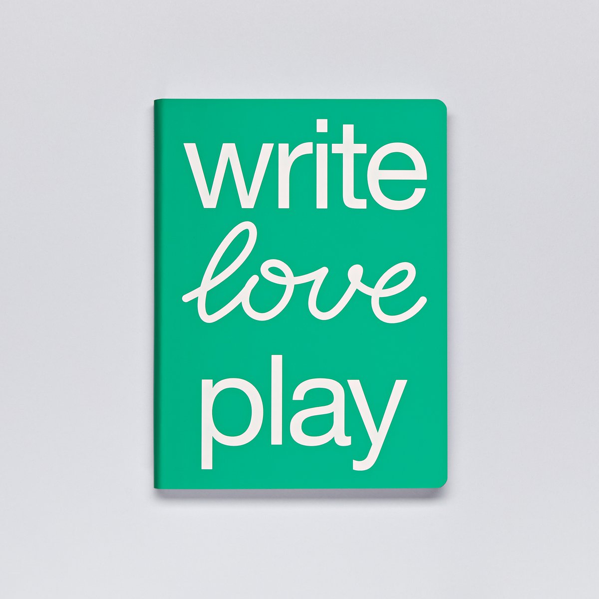 Write Love Play - Graphic L | Notebook A5+ | Dotted Journal | 3,5mm dots | 256 numbered pages | 120g Premium-Paper | recycled leather | sustainably produced in Germany 