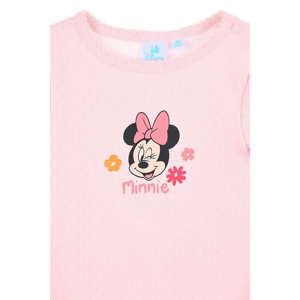 Sæt med 2 babybodyer, Floral Minnie