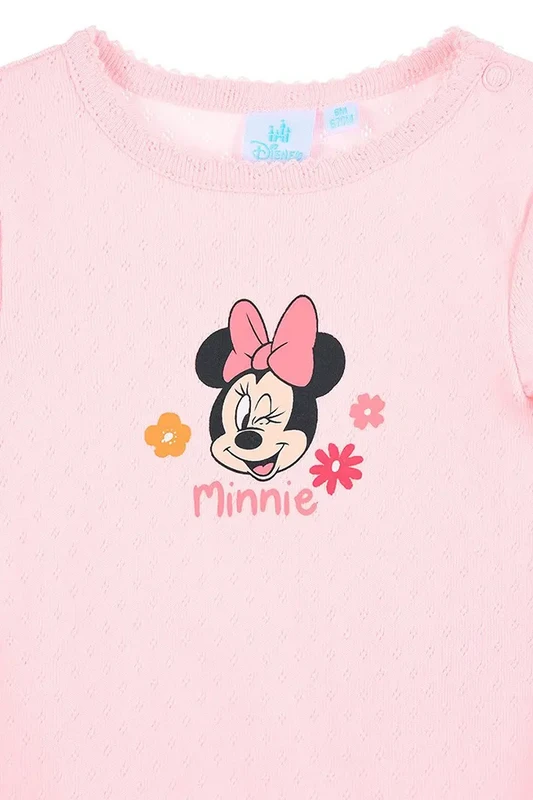 Sæt med 2 babybodyer, Floral Minnie
