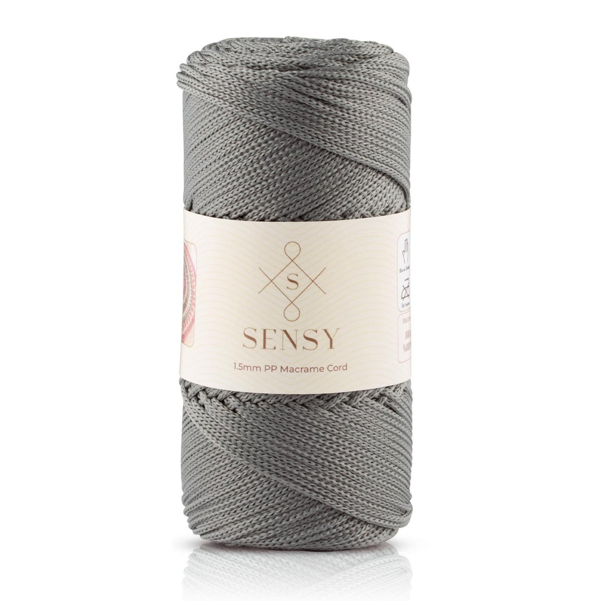 Cordoncino macramè Sensy Premium da 1,5 mm - 164 iarde, 100% poliestere