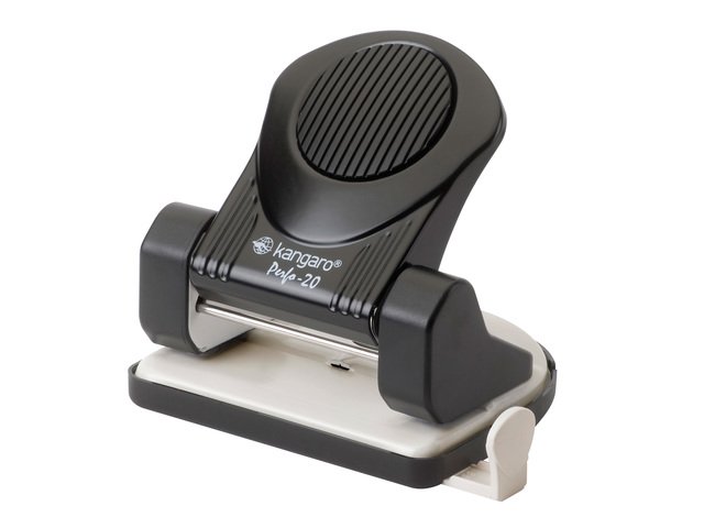 Hulmaskine Kangaro perfo 20 sorte max 20 ark, med guide, 0,55 mm