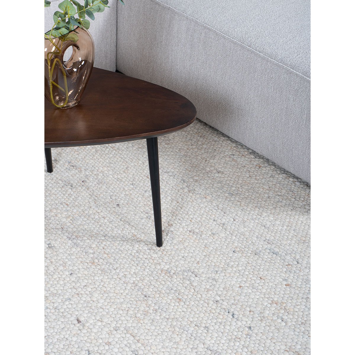 Teppich Steinbeige 215 – 200 x 280 cm