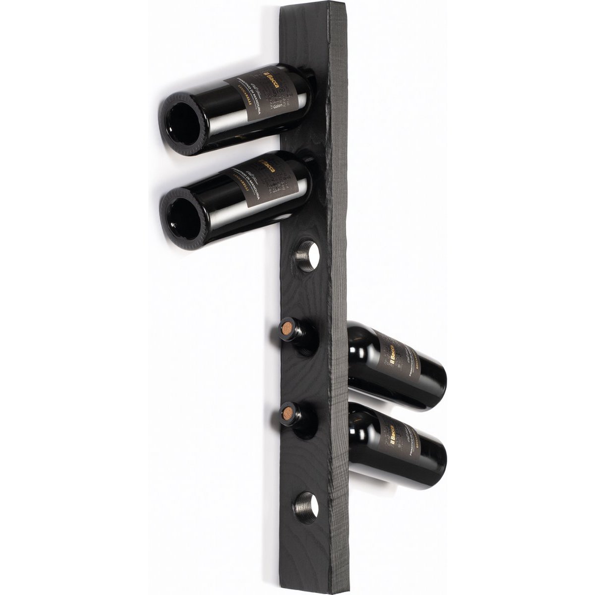 Tu Las™ Botellero de Madera de Pared - 77 x 9 x 4 cm - Portabotellas de Vino Flotante - Madera de Fresno