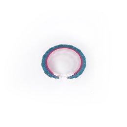 LACE Armreif Dark Teal / Fuchsia
