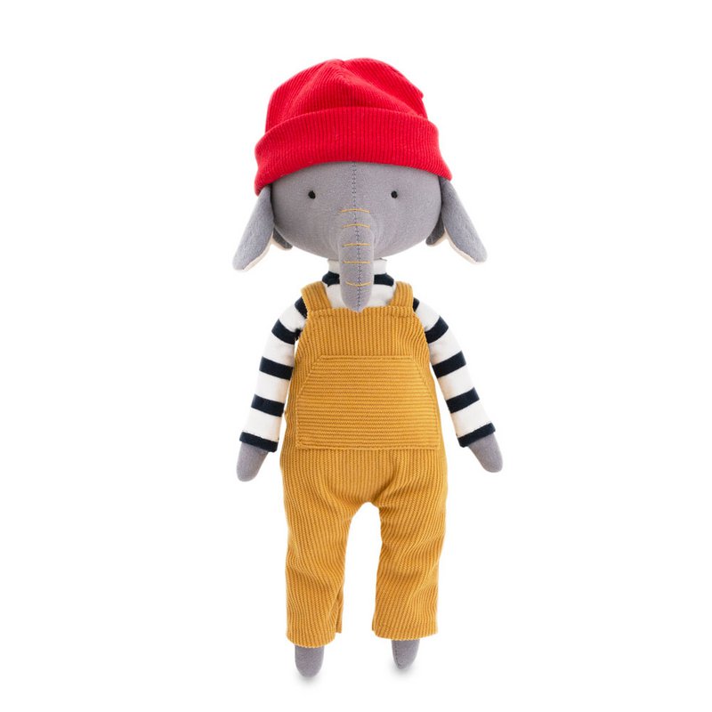 Bomuld plys legetøj, Cotti Motti, Ali the Elephant (30cm)