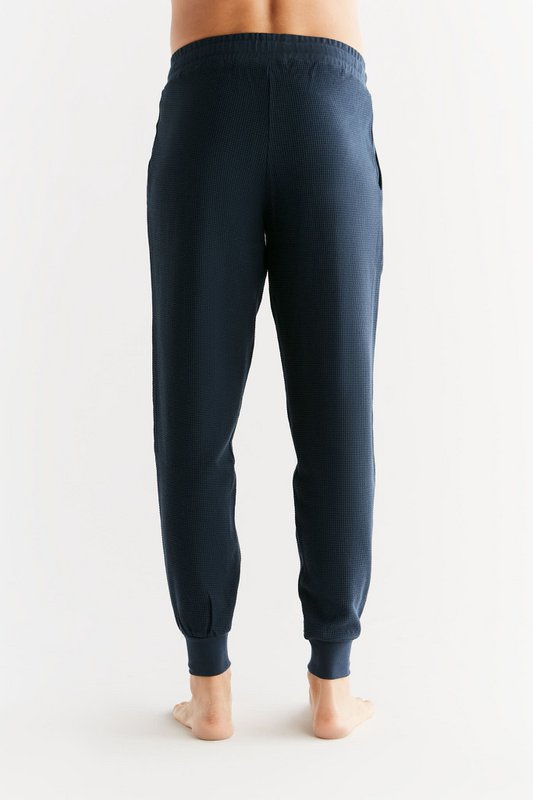 2454-061 | Waffle Knit Men's Pants - Indigo