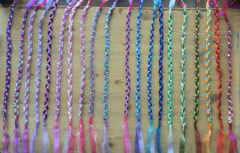 BRAID HEAD BAND - Sold x 20 assorted - ST358