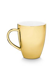 Set/2 XL Mugs with Ear Gold 400ml
