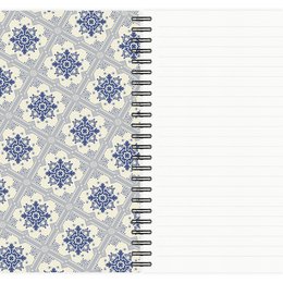 Notepad Azulejos Pattern No. 4 A5