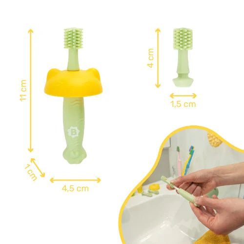 Skalerbar silikonetandbørste