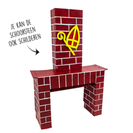 Cheminée en carton