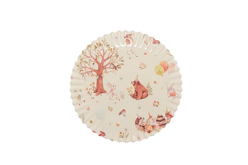Sottobicchiere tondo Forest party 20 cm Isabelle Rose