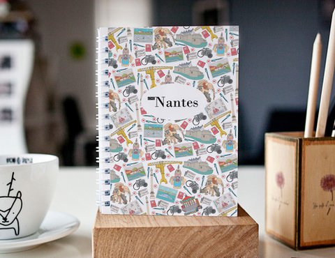 Nantes originele spiraal notitieboek