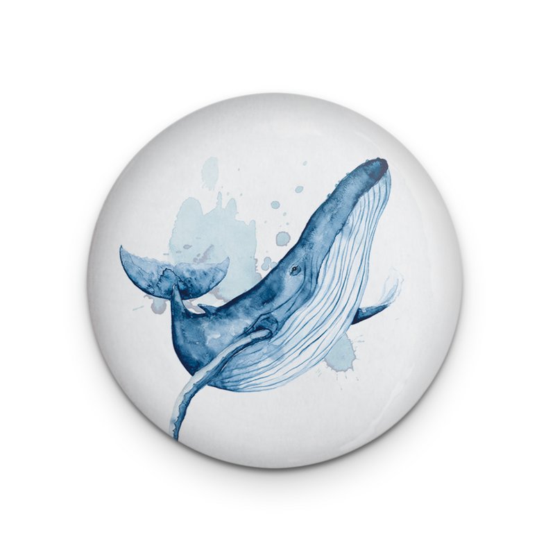 Deco magnet Whale Jump