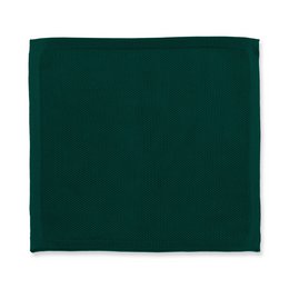 Green Knitted Bow Tie and Knitted Pocket Square Set
