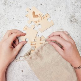Zwangerschapsaankondiging houten puzzel | Hoera! Je wordt oma!