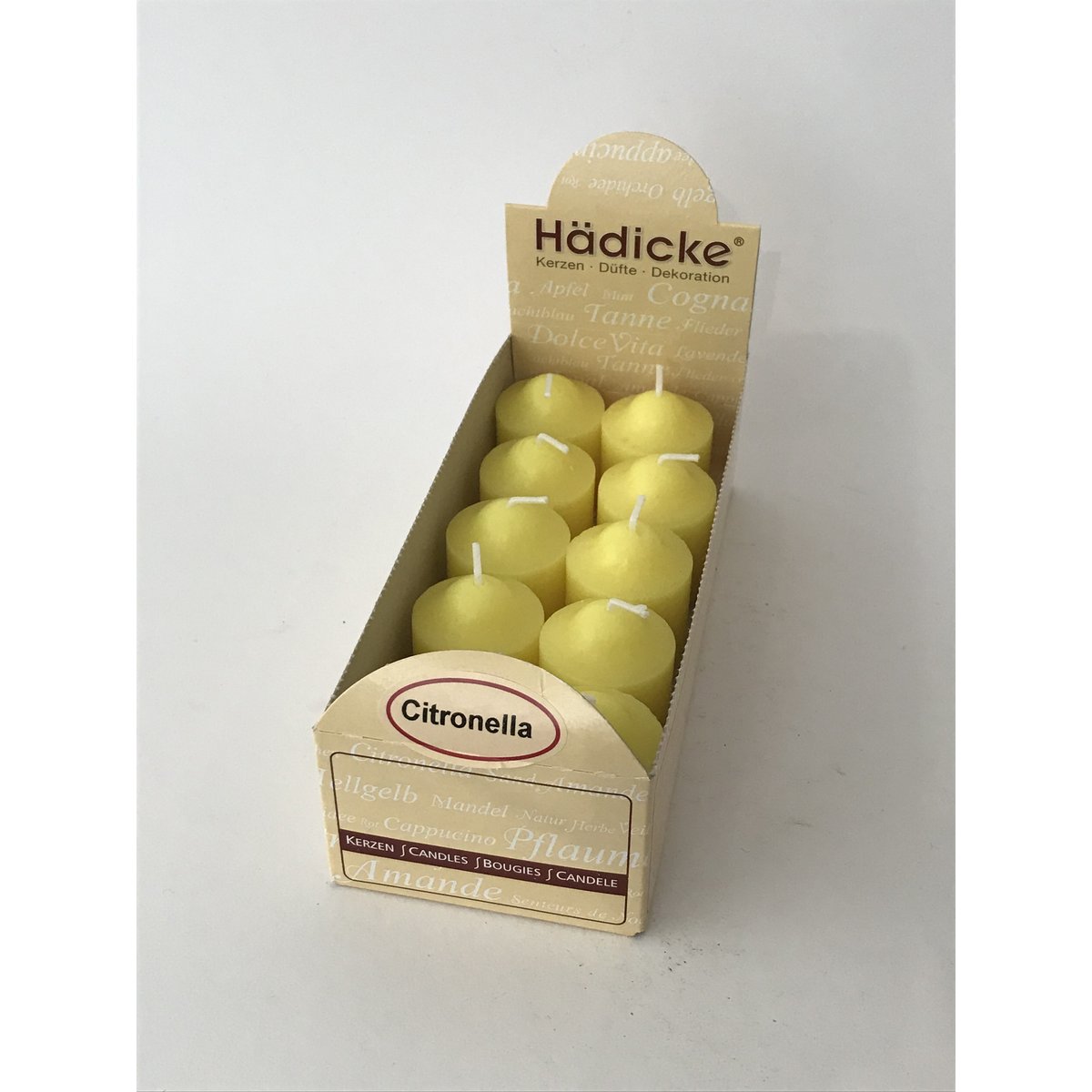 Duftvotivkerze Citronella, 10 St./Box