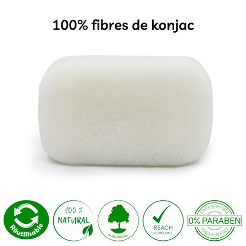 Klassischer Konjac XL Körperschwamm