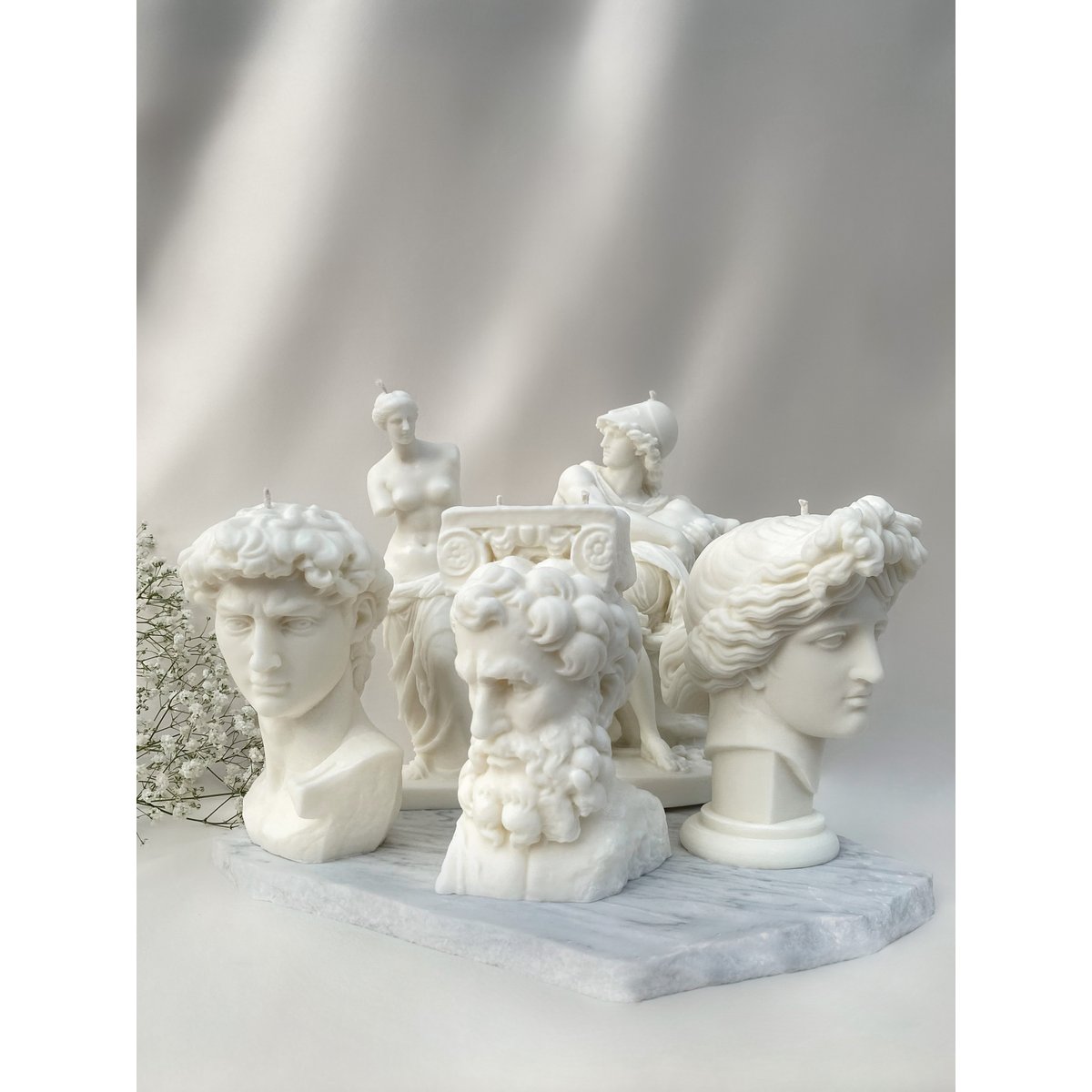 Candela profumata grande Marte e Venere
