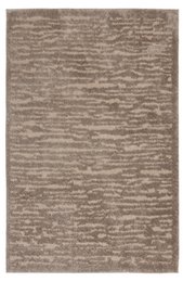 Weicher Hochflor-Teppich – einfarbiges Beige – Boho-Scandi-Teppich – Wohnzimmer, Schlafzimmer – 200 cm x 290 cm
