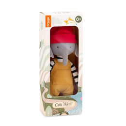 Bomuld plys legetøj, Cotti Motti, Ali the Elephant (30cm)
