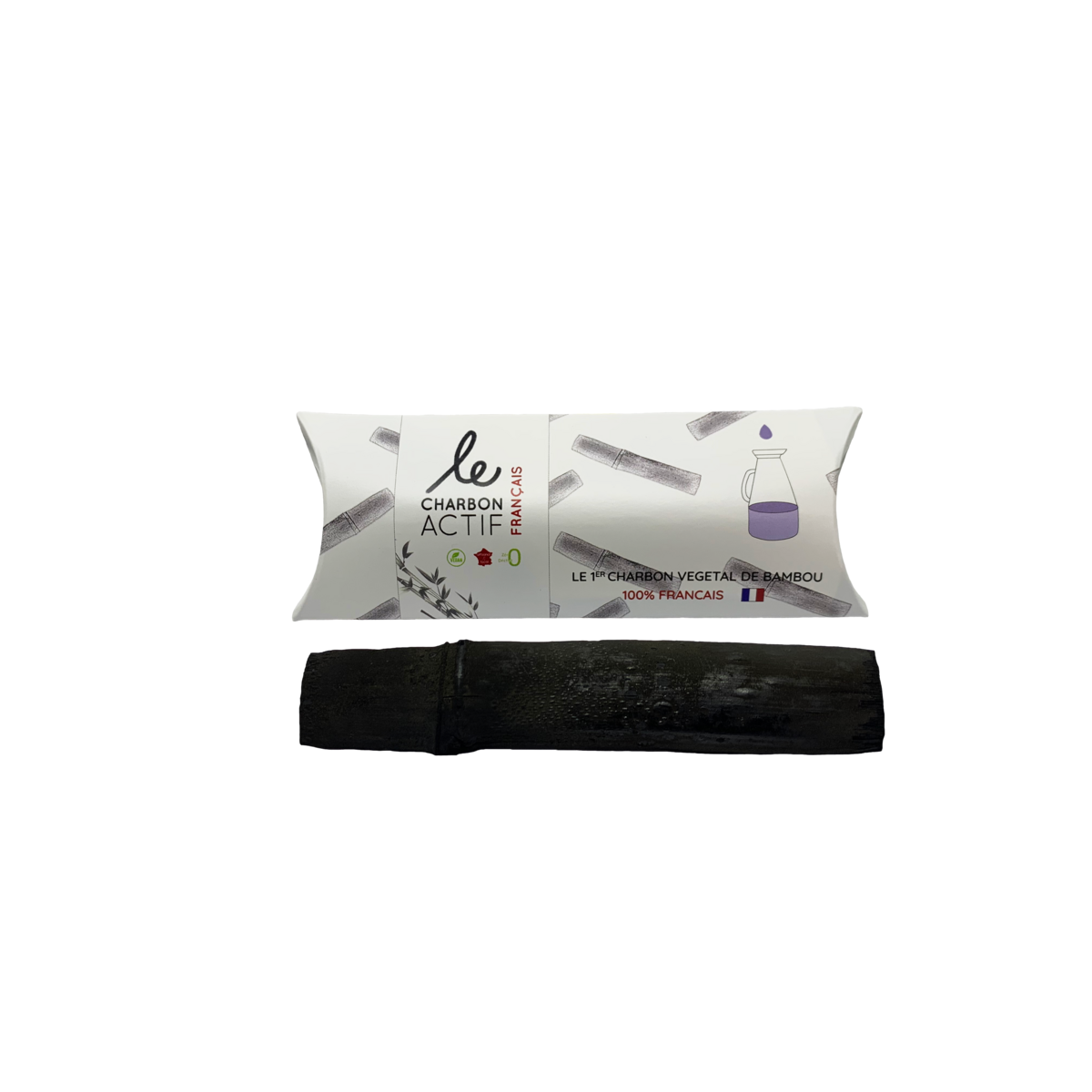 100% French water filter bamboo charcoal