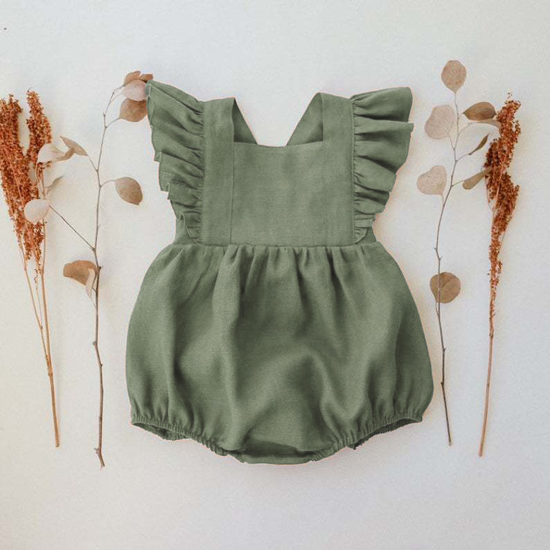 Annie & Charles® Organic Linen Bloomer DAISY