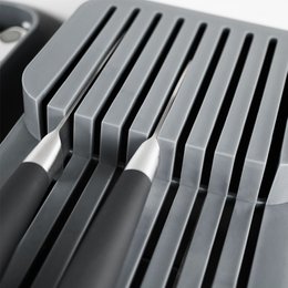 Knife organizer plastic 39x14.5x7.5cm