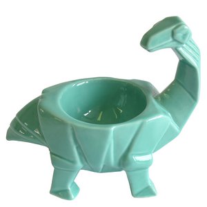 Grüner Dinosaurier-Eierbecher