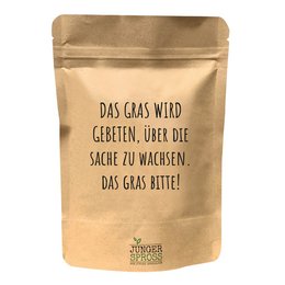 The grass is asked ... (lawn seeds)