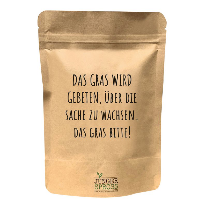 The grass is asked ... (lawn seeds)