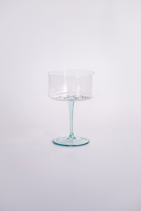 A través de la taza de cóctel verde, 6 pcs.