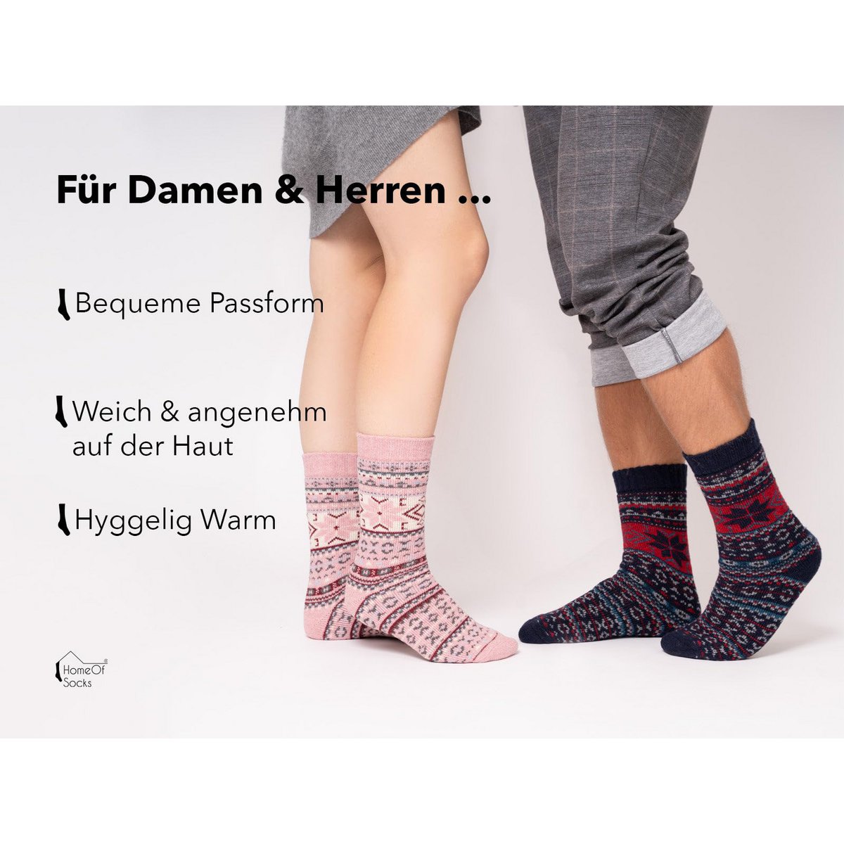 A few colorful cotton socks S Design