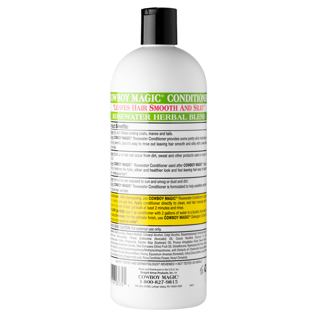Cowboy Magic® Rosewater Conditioner - Large 946 mL