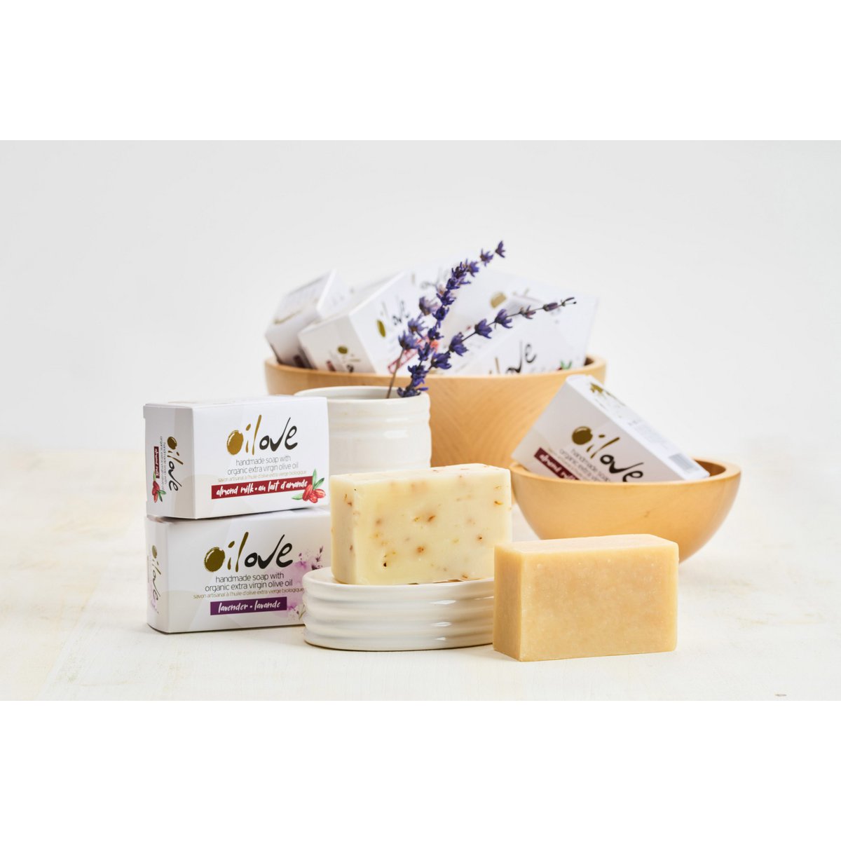 SAVON FAIT MAIN OILOVE® À L'HUILE D'OLIVE EXTRA VIERGE BIOLOGIQUE