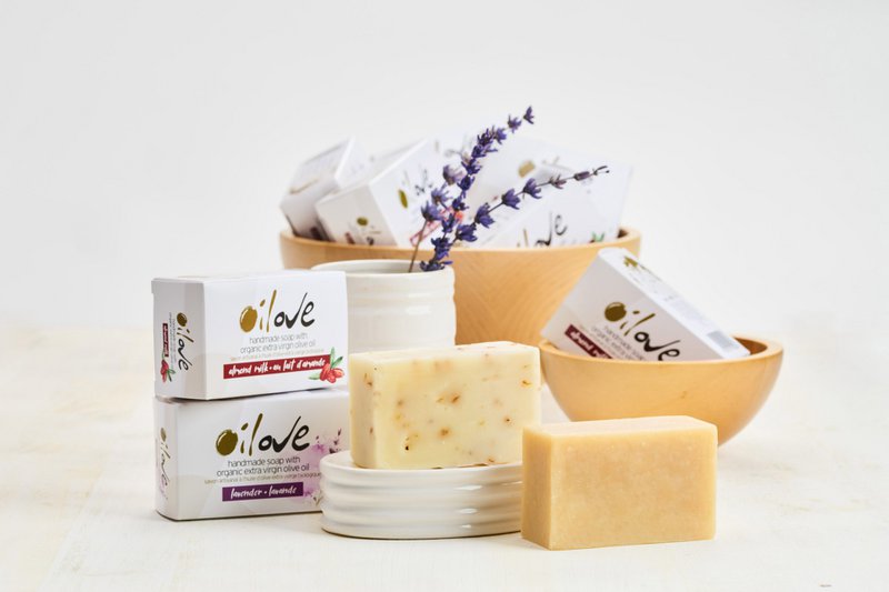 OILOVE® HANDMADE SOAP BAR  WITH ORGANIC EXTRA VIRGIN  OLIVE OIL