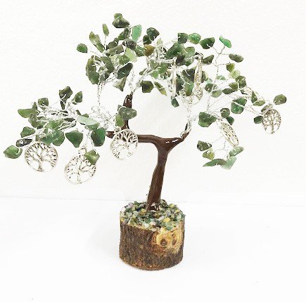 Gem Tree Green Jade with Tree of Life 300bd-Harmony & Peace