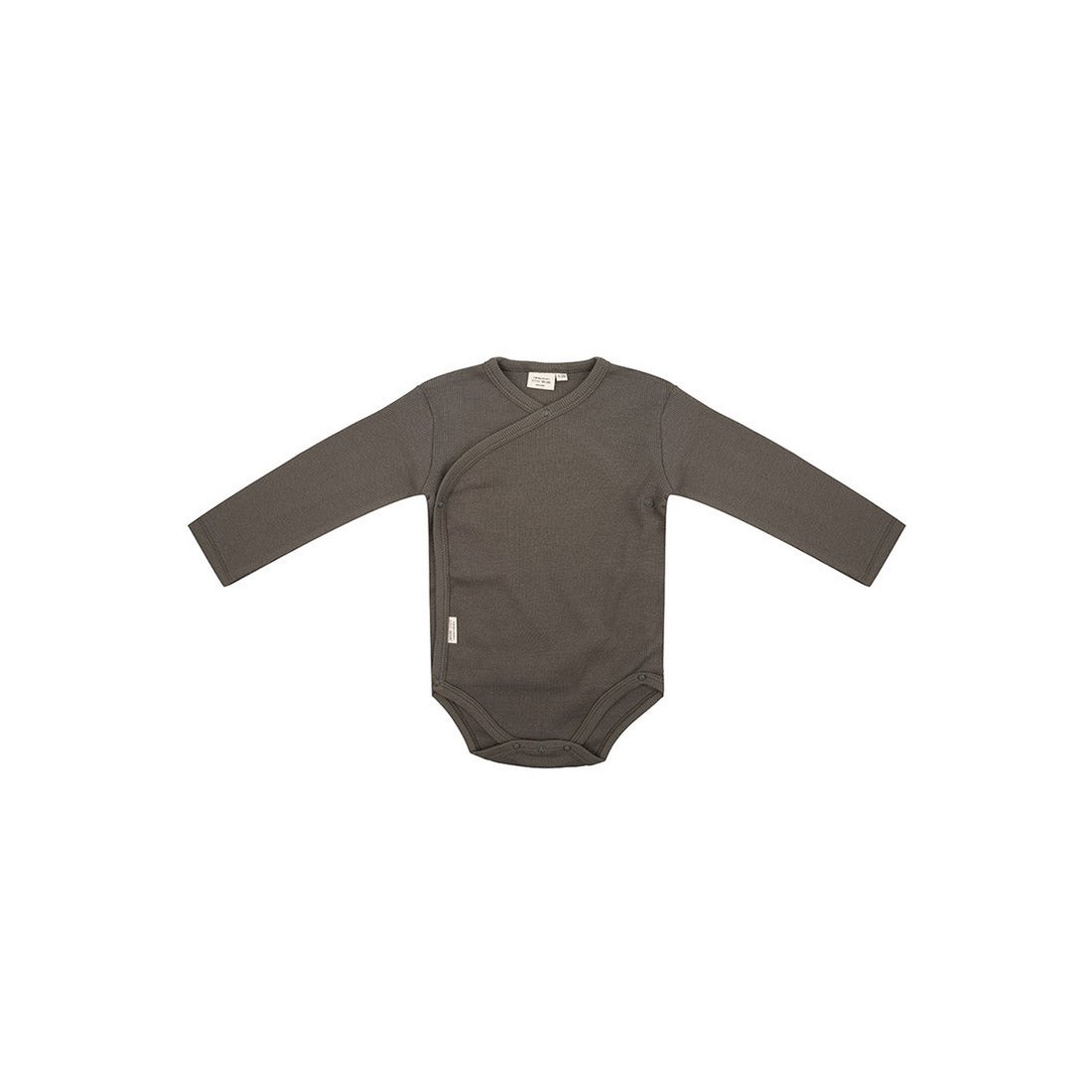 Body Manga Larga Acanalado - Dusty Olive