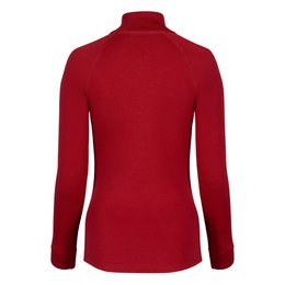 Top da donna con collo con zip, 250 g/m², Royal cherry