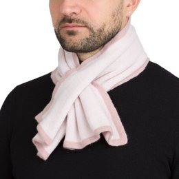 DUETTO - Dwustronny szalik z czystego kaszmiru