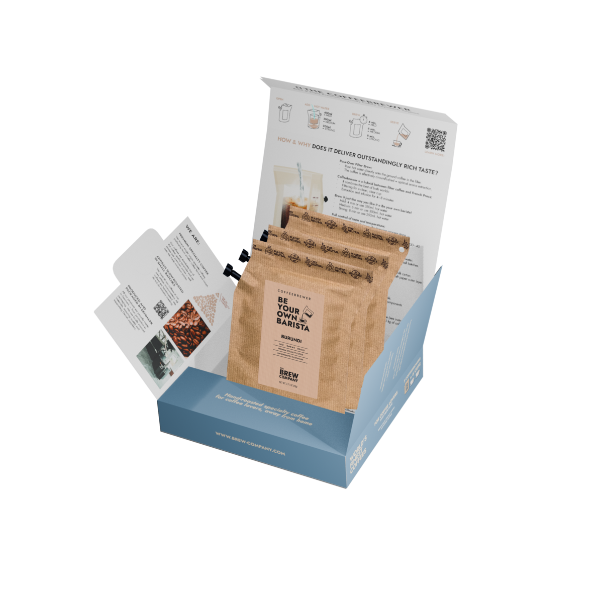 Wonderful Copenhagen Specialty Coffee 3 pcs Gift Box